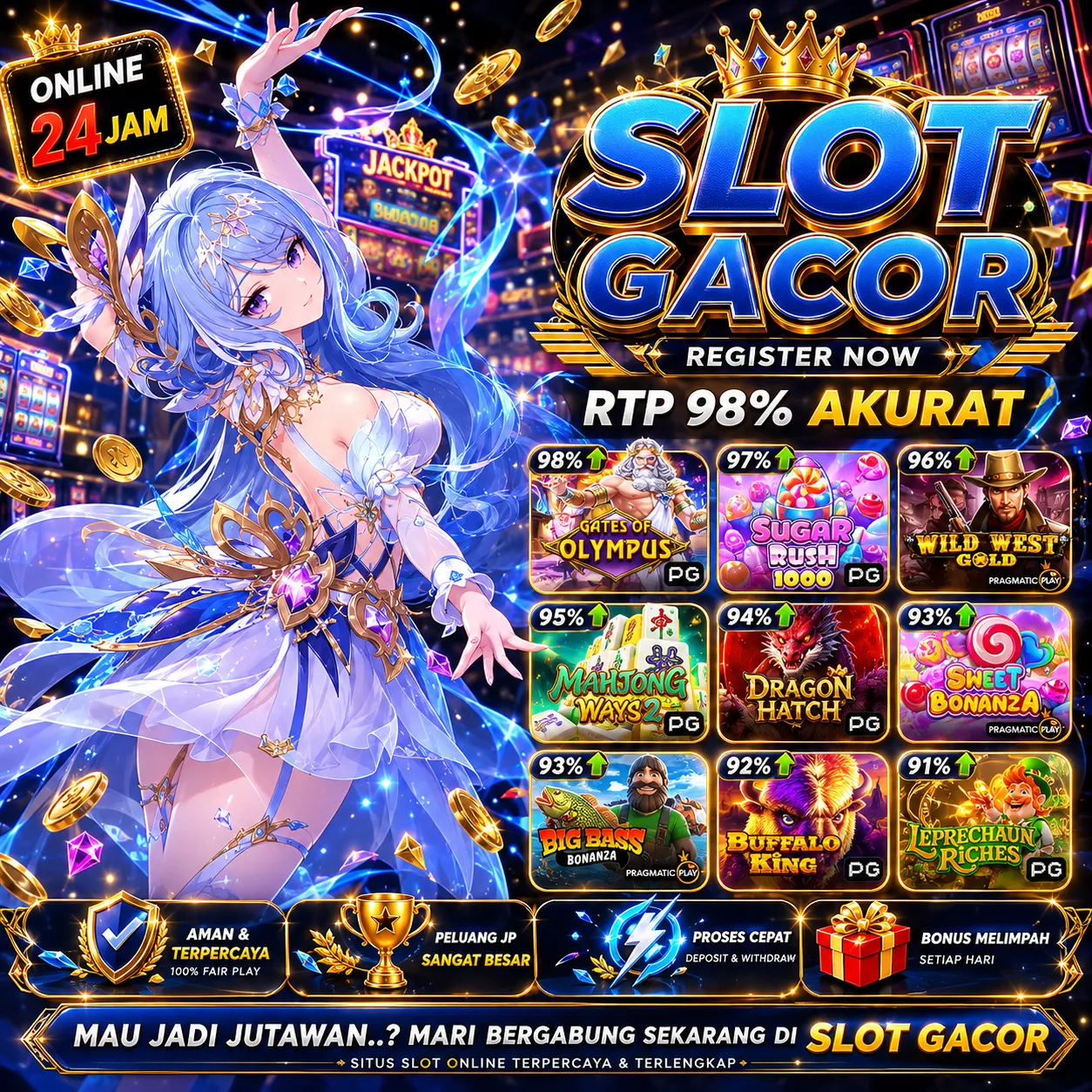 PELAKU168 Link Slot Online Gacor Terpercaya Indonesia
